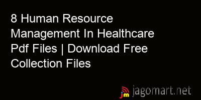 picture 8 Human Resource Management In Healthcare Pdf Files | Download Free Collection Files