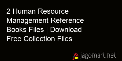picture 2 Human Resource Management Reference Books Files | Download Free Collection Files