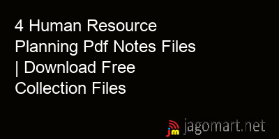 picture 4 Human Resource Planning Pdf Notes Files | Download Free Collection Files
