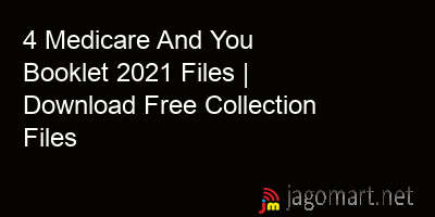 picture 4 Medicare And You Booklet 2021 Files | Download Free Collection Files