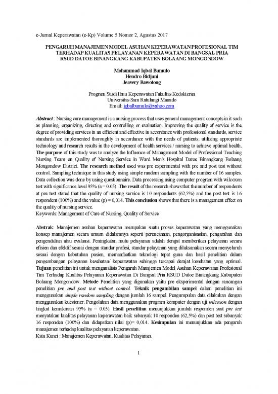 picture1_Jurnal Manajemen Pdf 45881 | 105437 Id Pengaruh Manajemen Model Asuhan Keperawa