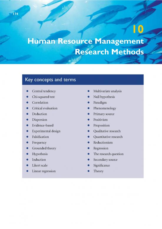 human resource management research methodology