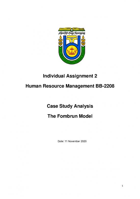 picture Human Resource Management Assignment Pdf 45658 | 19b2176 Case Study Report