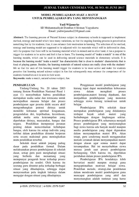 picture Download Jurnal Gratis Pdf 45911 | 261754 Model Pembelajaran Make A Match Untuk Pe 4db266a4