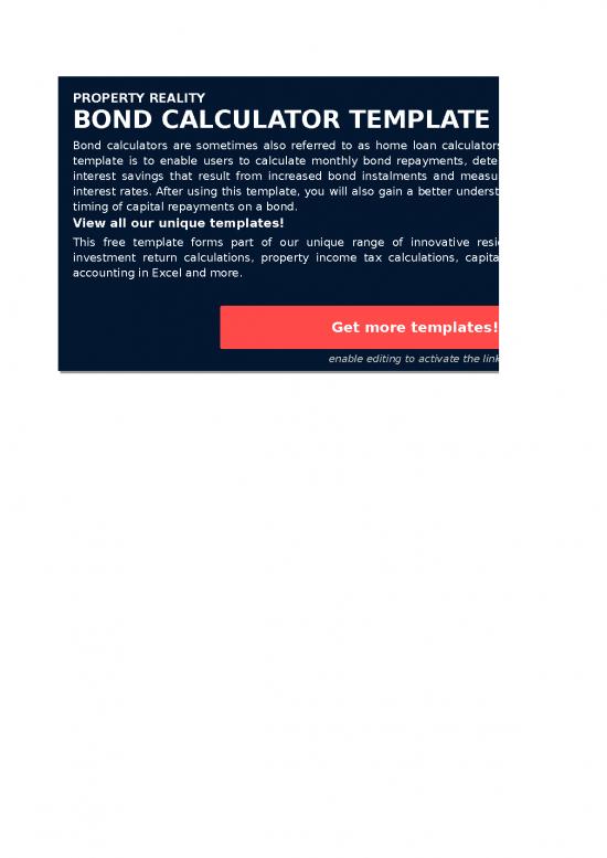 picture Spreadsheet Calculator 46575 | Bond Calculator