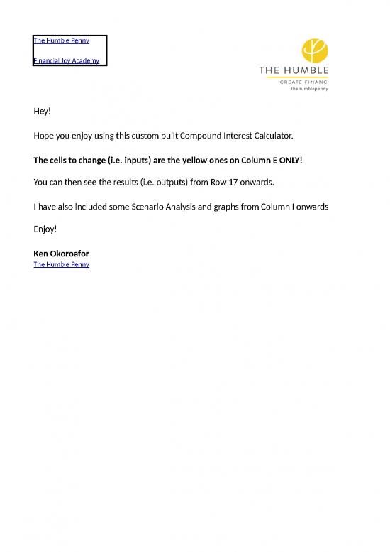 picture Spreadsheet Calculator 46316 | Compound Interest Calculator Uk The Humble Penny 2019