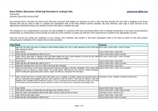 picture Microsoft Excel Tutorial Pdf 46454 | Excel Exercise4