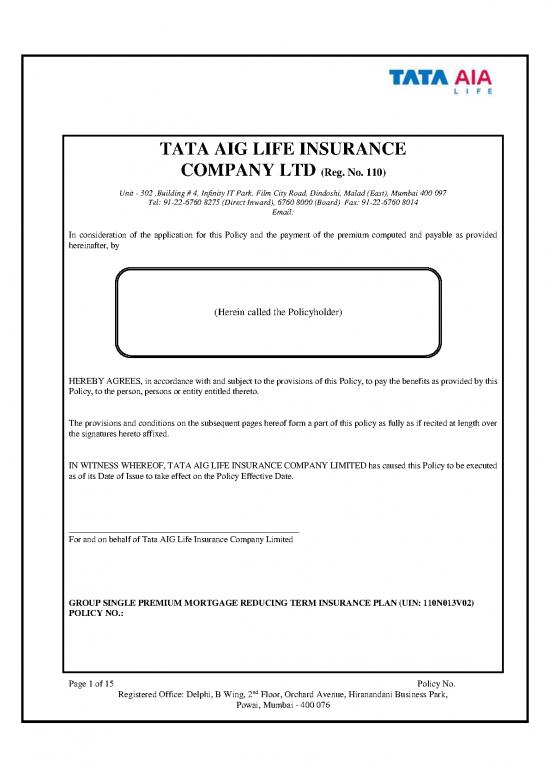picture_Application Format Pdf 44720 | Group Single Premium Mortgage Reducing Term Insurance Plan 110n013v02