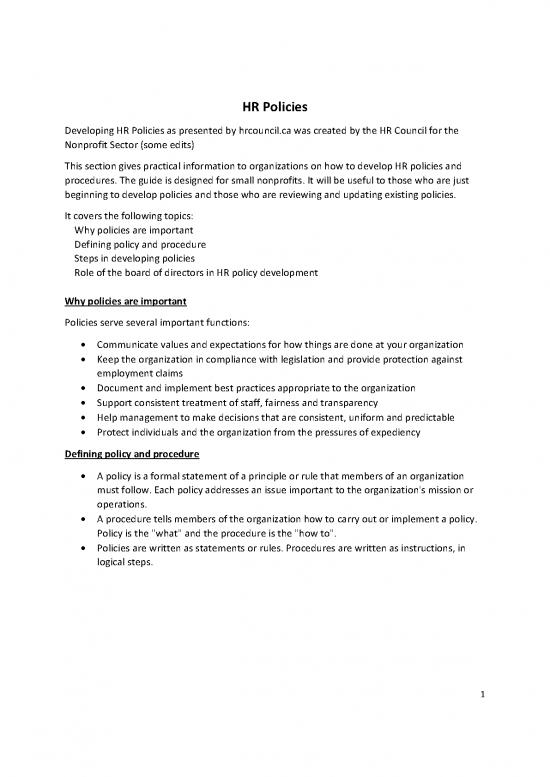 picture_Handouts Hr Policies Guidelines