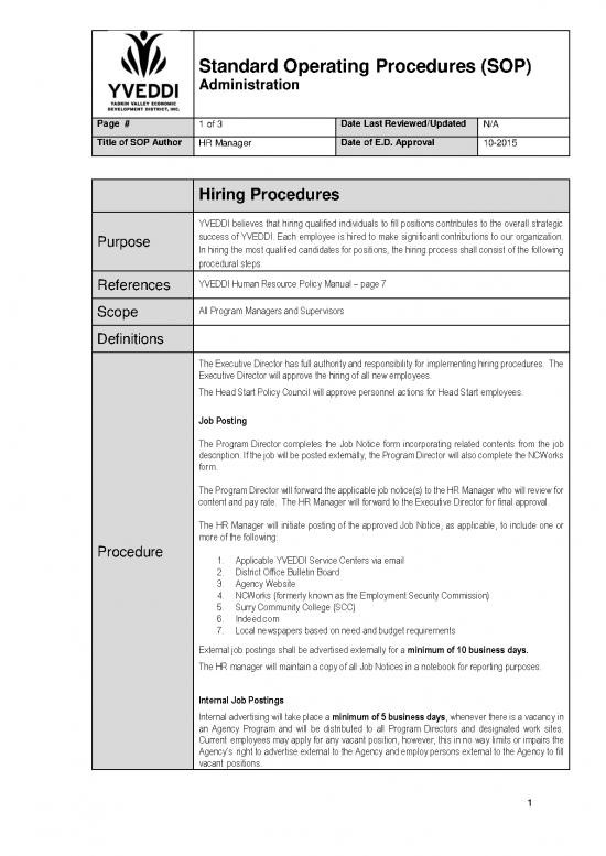 picture Hr Policy Manual Pdf 45645 | Hiring Procedures