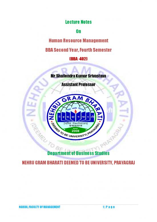 picture Human Resource Management Notes For Bba 45484 | Human Resource Managementnotes