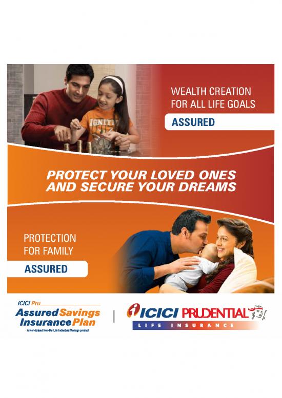 picture_Family Therapy Pdf 44431 | Icici Pru Assured Savings Insurance Plan