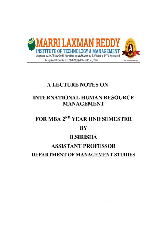picture1_Human Resource Planning Pdf Notes 44985 | International Human Resource Management