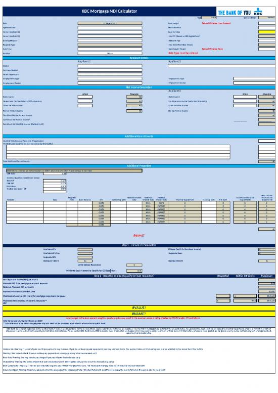 picture Spreadsheet Calculator 46105 | Kbc Ndi Calculator February 2020