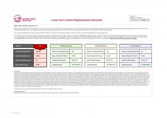 picture_Spreadsheet Calculator 46346 | Lump Sum Income Replacement Calculator