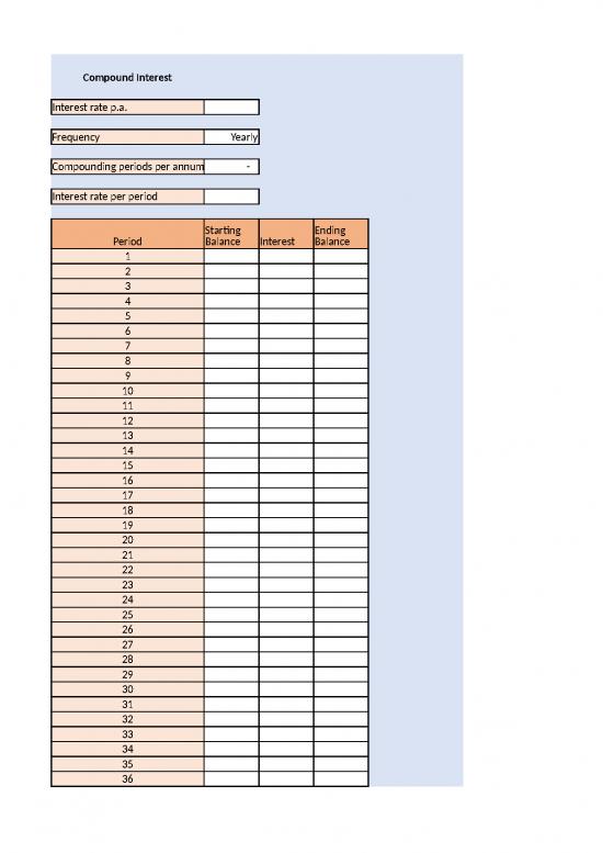 picture Compounding Excel Sheet 46162 | Ma M1 Resources Investigation M1 1