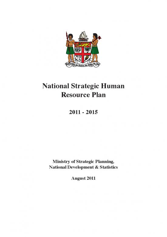 picture Hr Strategic Plan Pdf 44814 | National Strategic Human Resource Plan 2011 2015