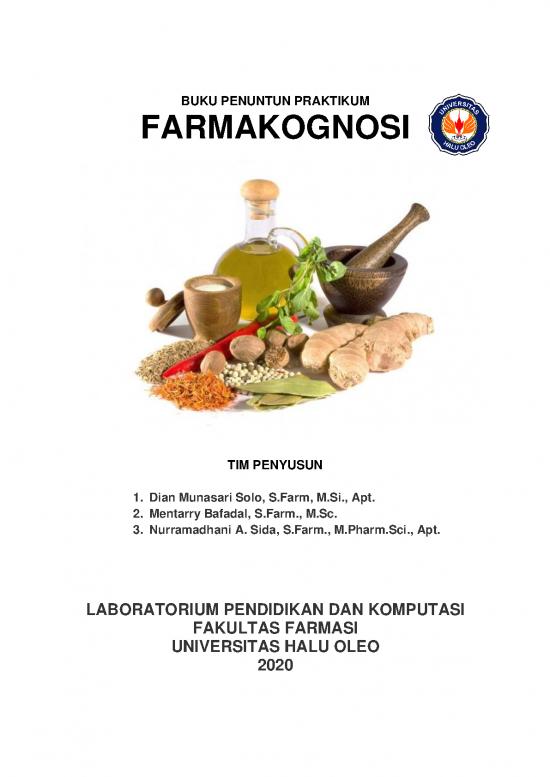 picture_Pendidikan Pdf 46060 | Penuntun Farmakognosi 2020