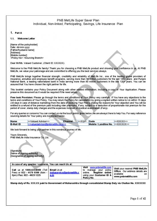 picture1_Pnb Metlife Super Saver Plan Pdf 44656 | Pnb Metlife Super Saver Plan