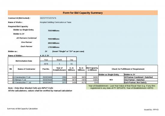 picture_Sample Contract For Construction 46270 | Sample Format For Bid Capacity Assessment