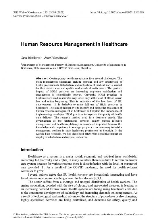 picture Human Resource Management In Healthcare Pdf 45567 | Shsconf Appsconf2021 03003