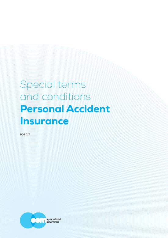 picture1_Special Terms And Conditions Personal Accident Insurance