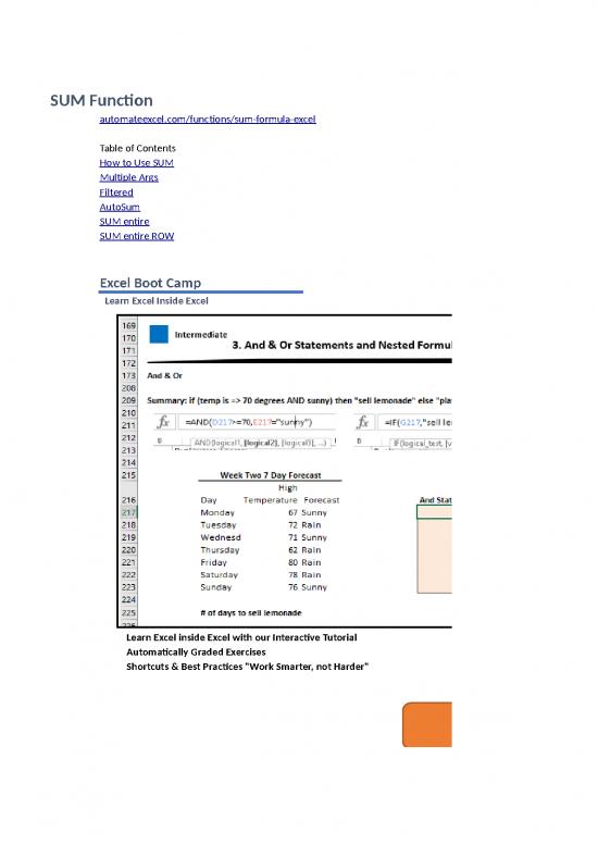 picture1_Microsoft Excel Tutorial Pdf 46356 | Sum Examples