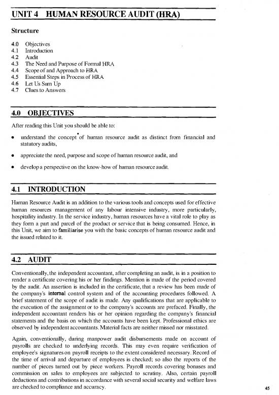 picture1_Human Resource Management In Hospitality Industry Pdf 45357 | Unit 4,human Resource Audit