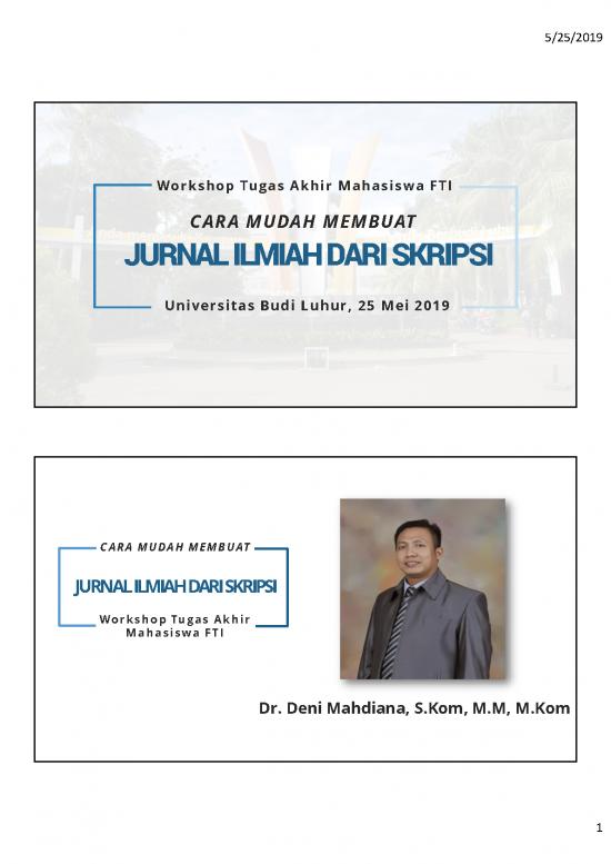 picture Jurnal Ilmiah Pdf 45855 | Workshop Tugas Akhir Mahasiswa Fti