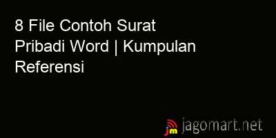 picture1 8 File Tentang Contoh Surat Pribadi Word Yang Bisa Di Download Saat Ini picture 8 File Tentang Contoh Surat Pribadi Word Yang Bisa Di Download Saat Ini