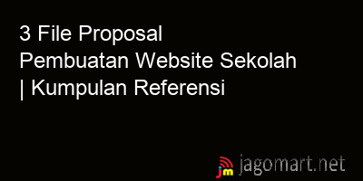 picture 3 File Tentang Proposal Pembuatan Website Sekolah Yang Bisa Di Download Saat Ini
