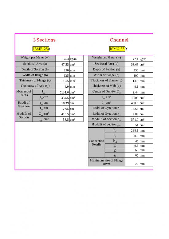 picture1_Excel Sheet Download 6118 | Indian Steel Table - Standar Format