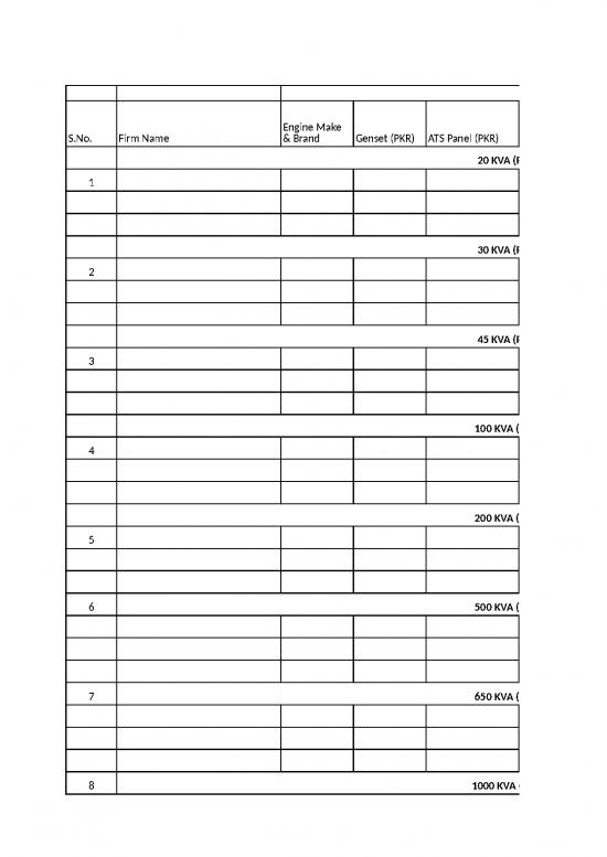 picture_Spreadsheet Jobs 6177 | Dg Set Format - Standar Format
