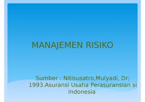 picture1_Presentasi Usaha Ppt 4835 | Manajemen Risiko - Asuransi Dan Risiko