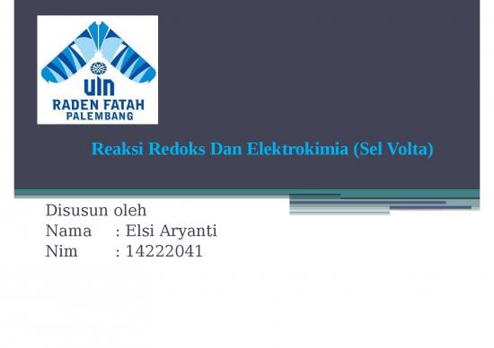 picture Sel Volta - Reaksi Redoks Dan Elektrokimia picture Sel Volta - Reaksi Redoks Dan Elektrokimia