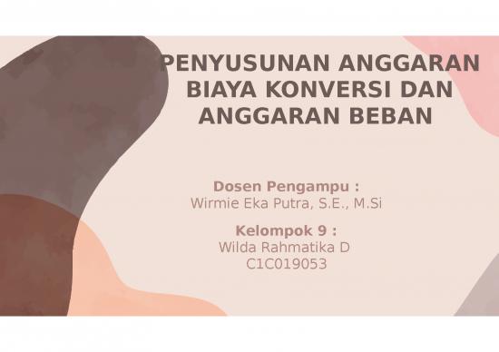 picture_Produk Ppt 4927 | Penyusunan Anggaran Biaya Konversi Dan Anggaran Beban