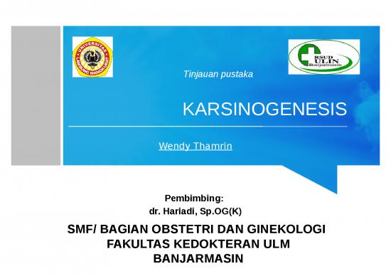 picture Powerpoint Templates Biology 4970 | Karsinogenesis - Tumorigenesis - Tinjauan Pustaka