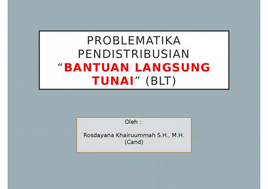 picture_Masalah Distribusi Blt - Problematika Pendistribusian Bantuan Langsung Tunai