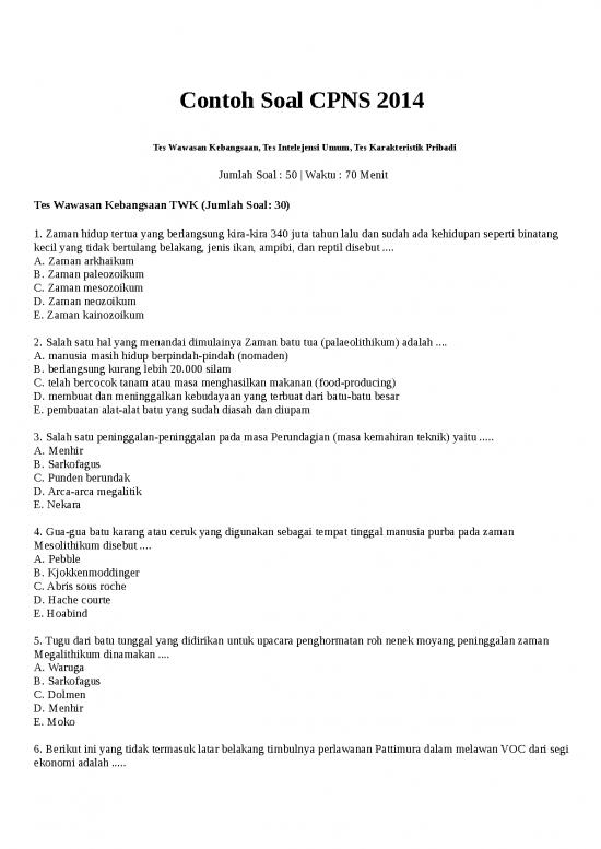 picture Download Soal Cpns 5009 | Contoh Soal Latihan Cpns 2014