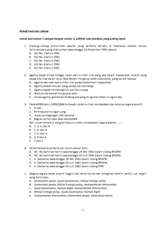 picture1_Pajak Internasional Pdf 5022 | Latihan Soal Cpns - Pemkab 18 Halaman