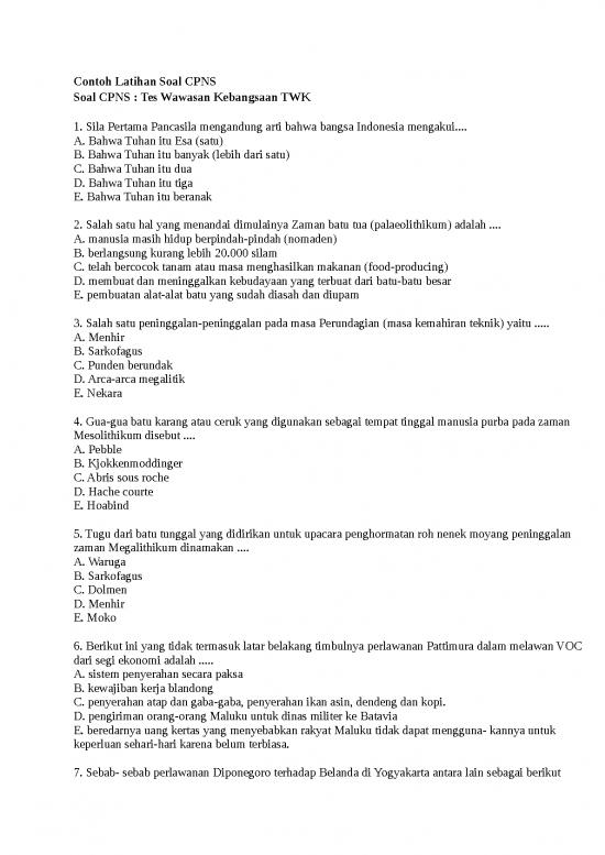 picture Download Soal Cpns 5029 | Latihan Soal Latihan Cpns - Tes Dan Jawaban Wawasan Kebangsaan Twk