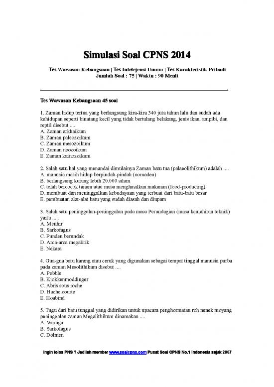 picture_Kumpulan Soal Cpns Pdf 5034 | Simulasi Soal Cpns 2014