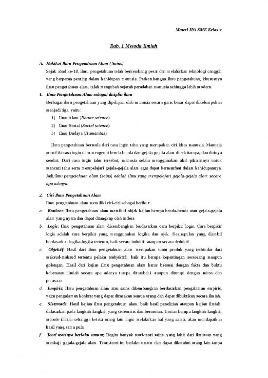 picture_Materi Kelas 10 Ipa Smk - Hakikat Ilmu Pengetahuan Alam Sains