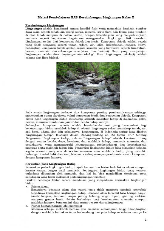 picture Pembelajaran Pdf 5220 | Materi Kelas 10 - Pembelajaran Bab Keseimbangan Lingkungan
