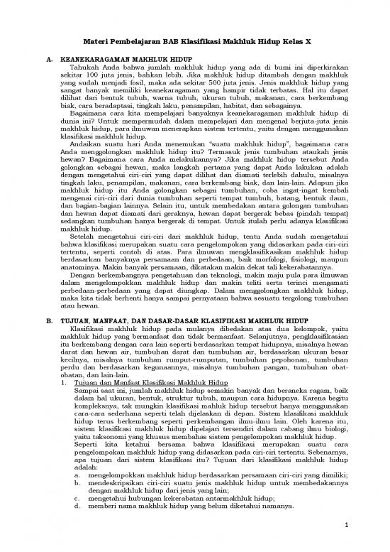 picture Pembelajaran Pdf 5221 | Materi Kelas 10 - Pembelajaran Bab Klasifikasi Makhluk Hidup