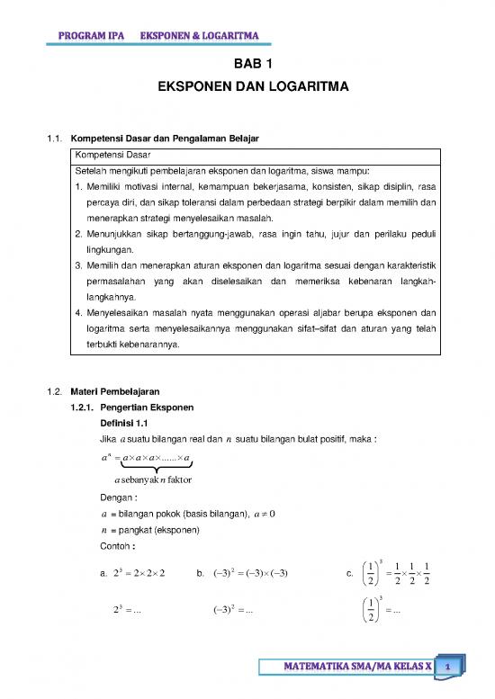 picture_Pembelajaran Pdf 5230 | Materi Kelas 10 Ipa Sma - Eksponen Dan Logaritma
