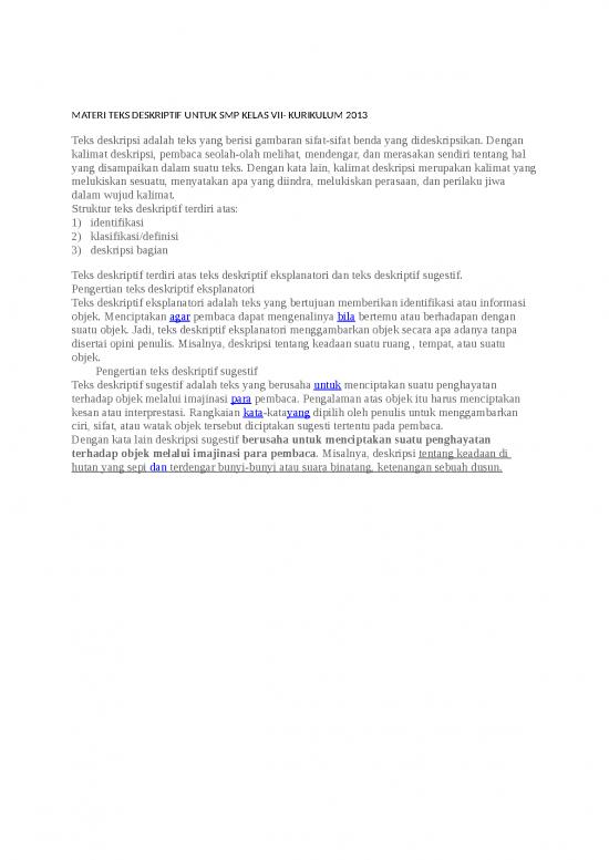 picture1_Pengertian Kurikulum 2013 5281 | Materi Kelas 7 Smp - Teks Deskriptif