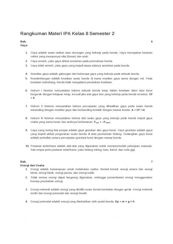 picture_Materi Kelas 8 Semester 2 - Rangkuman Materi Ipa