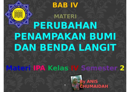 picture_Materi Kelas 4 Semester 2 - Perubahan Penampakan Bumi Dan Benda Langit