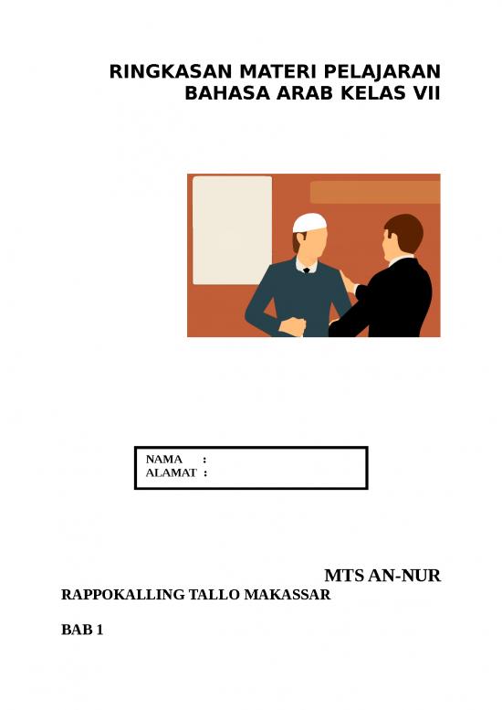 picture_Materi Kelas 7  - Ringkasan Materi Pelajaran Bahasa Arab